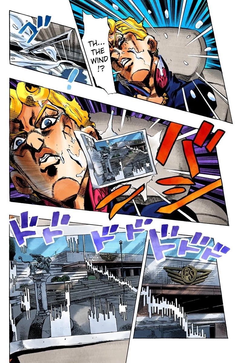 JoJo's Bizarre Adventure Part 5 - Vento Aureo (Official Colored) chapter 69 page 18