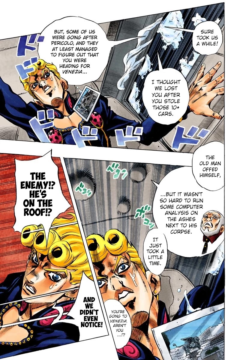 JoJo's Bizarre Adventure Part 5 - Vento Aureo (Official Colored) chapter 69 page 19