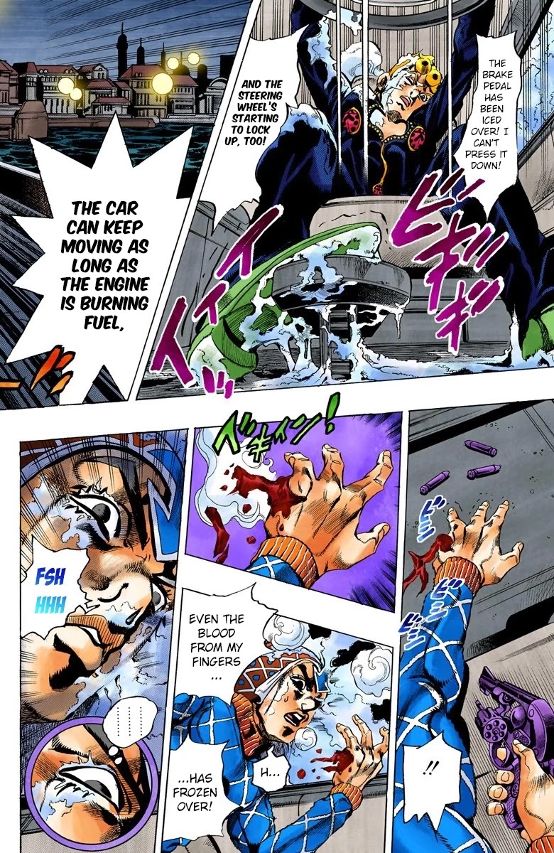 JoJo's Bizarre Adventure Part 5 - Vento Aureo (Official Colored) chapter 70 page 10