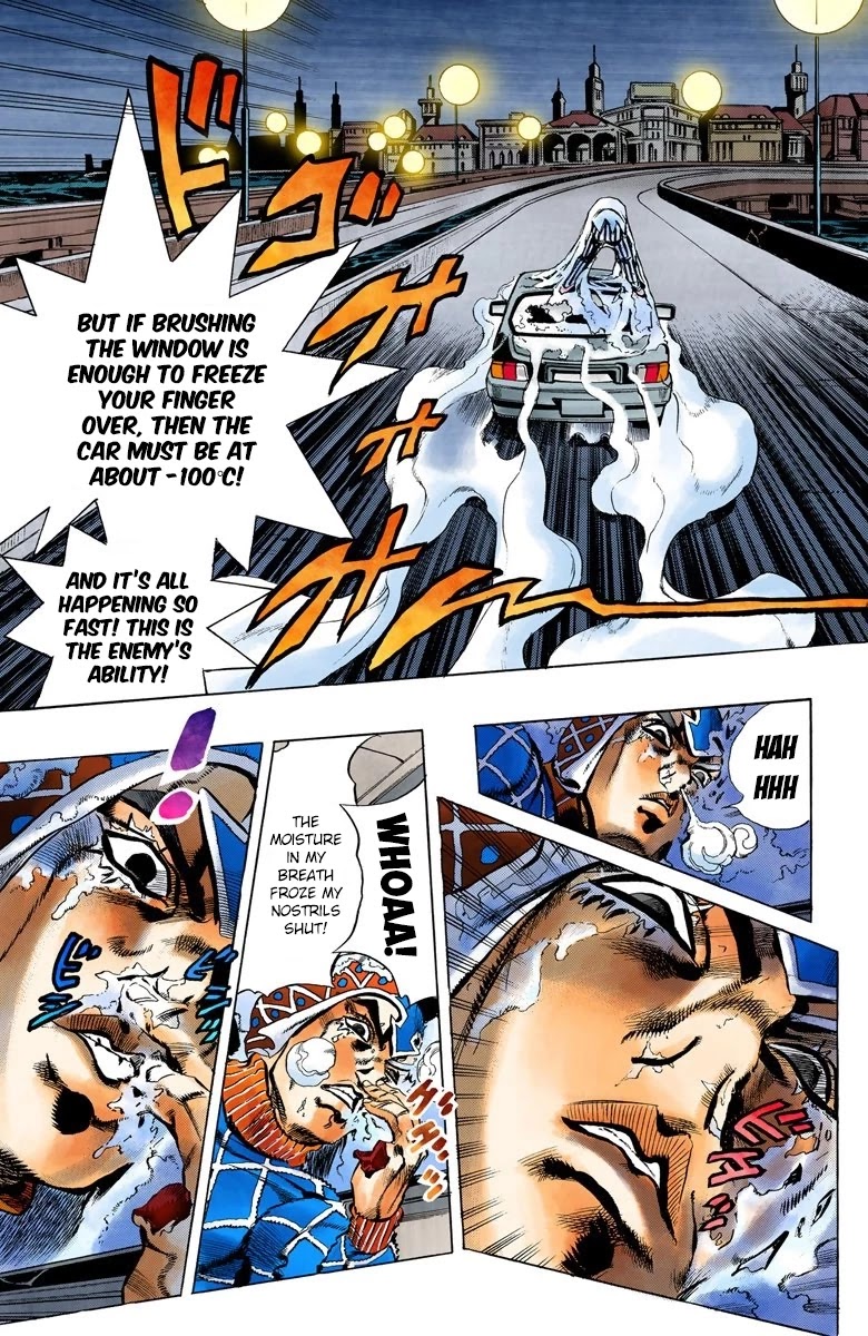 JoJo's Bizarre Adventure Part 5 - Vento Aureo (Official Colored) chapter 70 page 11