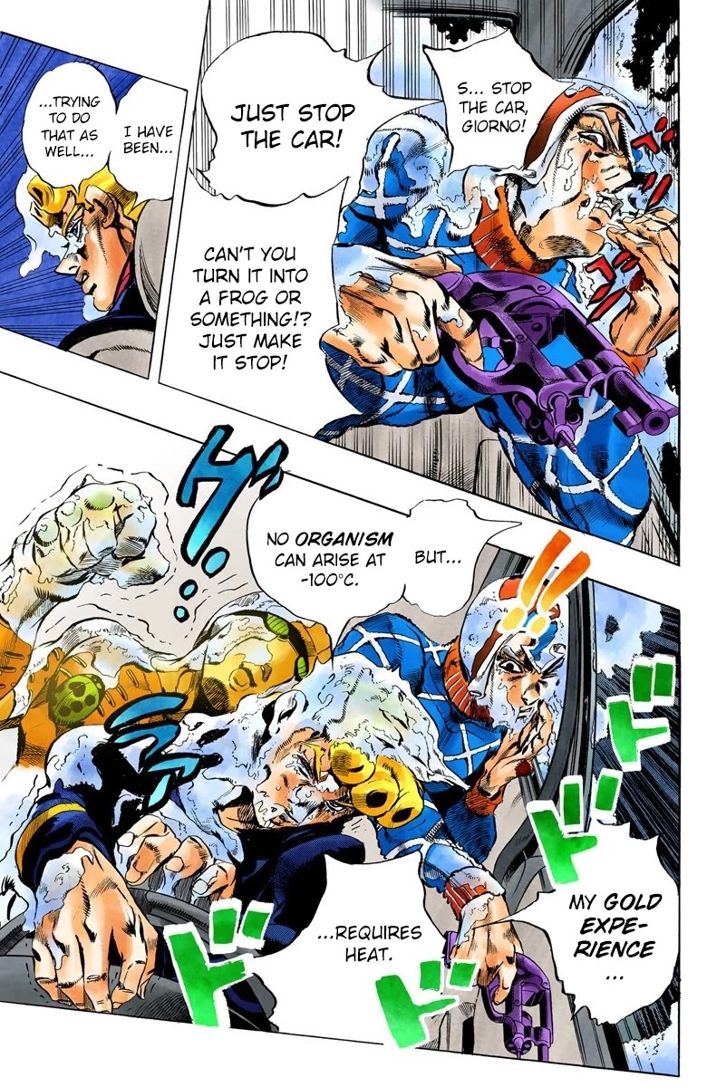 JoJo's Bizarre Adventure Part 5 - Vento Aureo (Official Colored) chapter 70 page 13