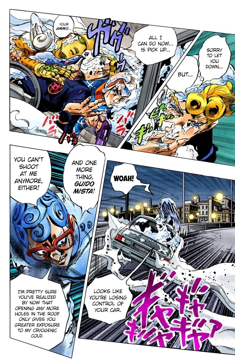 JoJo's Bizarre Adventure Part 5 - Vento Aureo (Official Colored) chapter 70 page 14