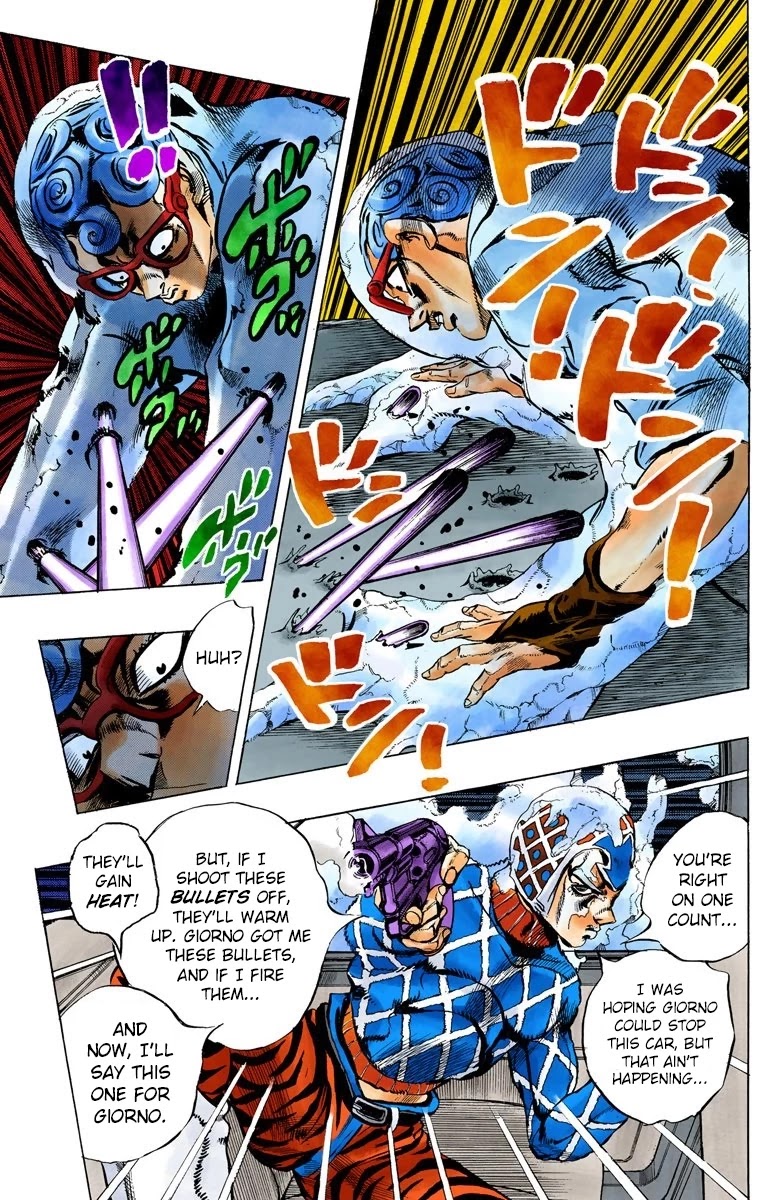 JoJo's Bizarre Adventure Part 5 - Vento Aureo (Official Colored) chapter 70 page 15