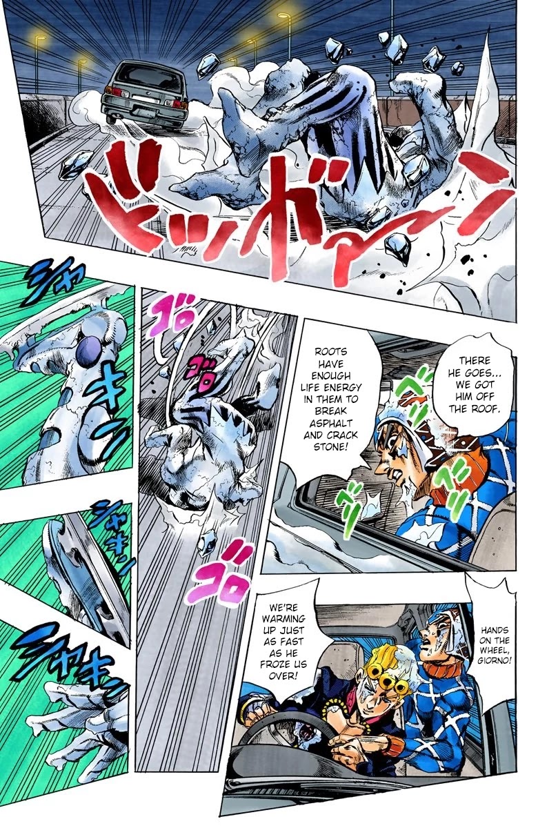 JoJo's Bizarre Adventure Part 5 - Vento Aureo (Official Colored) chapter 70 page 17