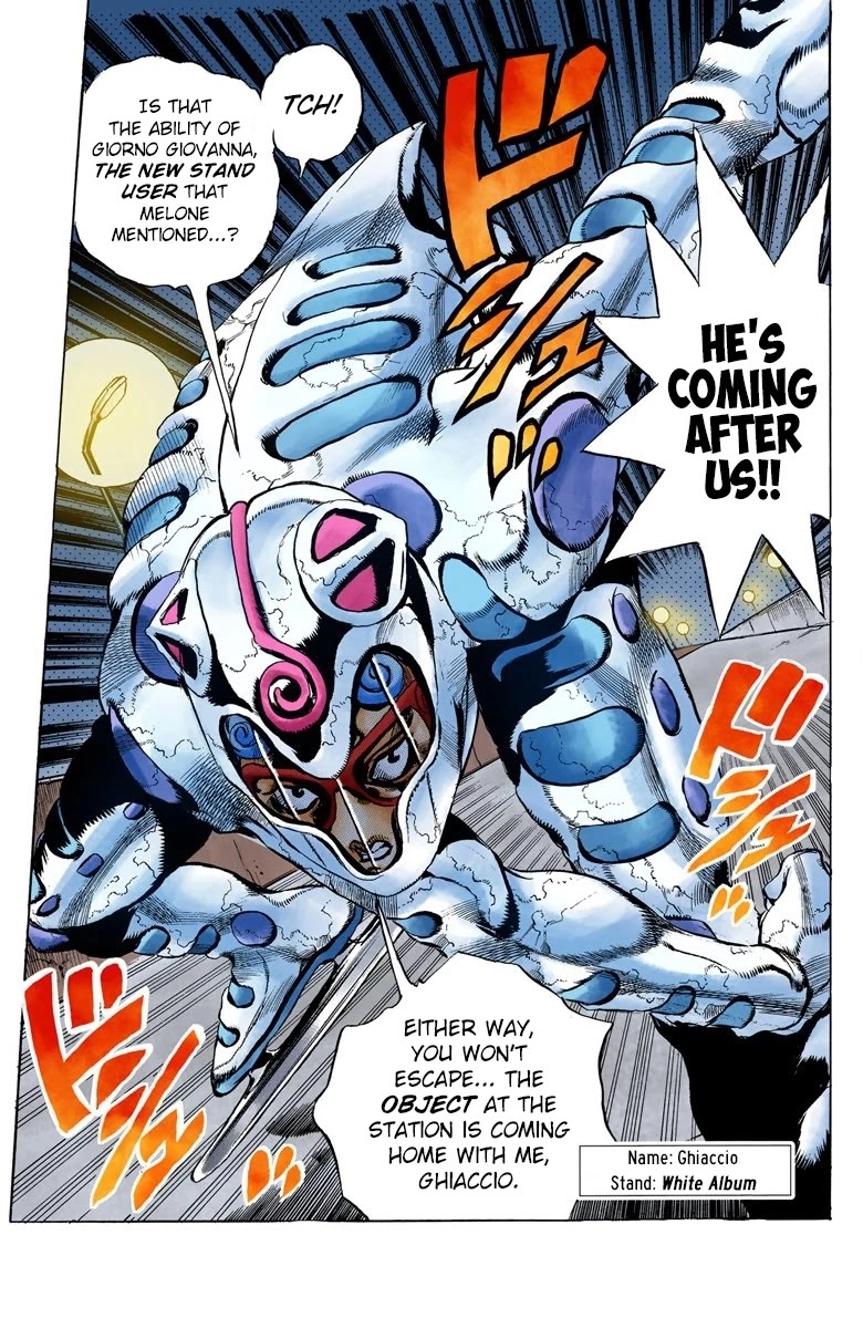JoJo's Bizarre Adventure Part 5 - Vento Aureo (Official Colored) chapter 70 page 19