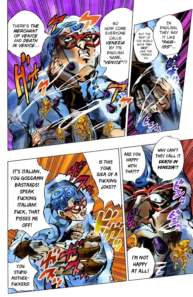 JoJo's Bizarre Adventure Part 5 - Vento Aureo (Official Colored) chapter 70 page 6