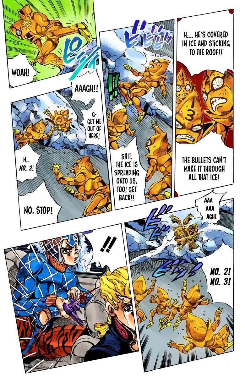 JoJo's Bizarre Adventure Part 5 - Vento Aureo (Official Colored) chapter 70 page 7