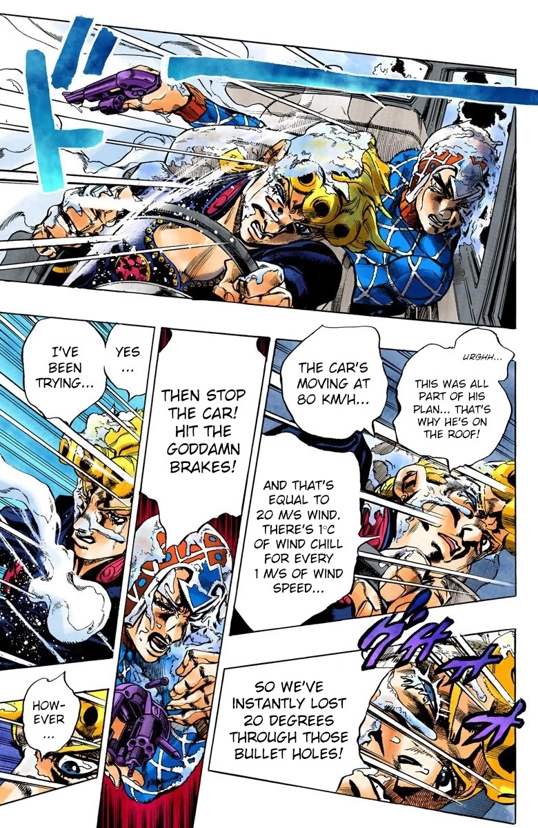 JoJo's Bizarre Adventure Part 5 - Vento Aureo (Official Colored) chapter 70 page 9