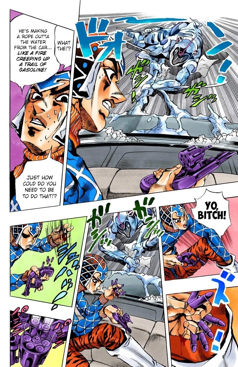 JoJo's Bizarre Adventure Part 5 - Vento Aureo (Official Colored) chapter 71 page 10