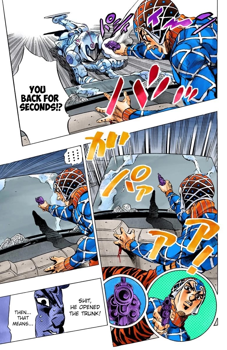 JoJo's Bizarre Adventure Part 5 - Vento Aureo (Official Colored) chapter 71 page 11