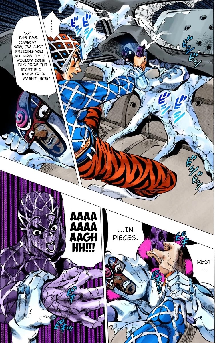 JoJo's Bizarre Adventure Part 5 - Vento Aureo (Official Colored) chapter 71 page 13