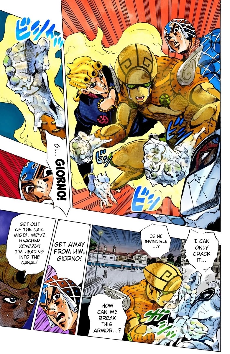 JoJo's Bizarre Adventure Part 5 - Vento Aureo (Official Colored) chapter 71 page 15