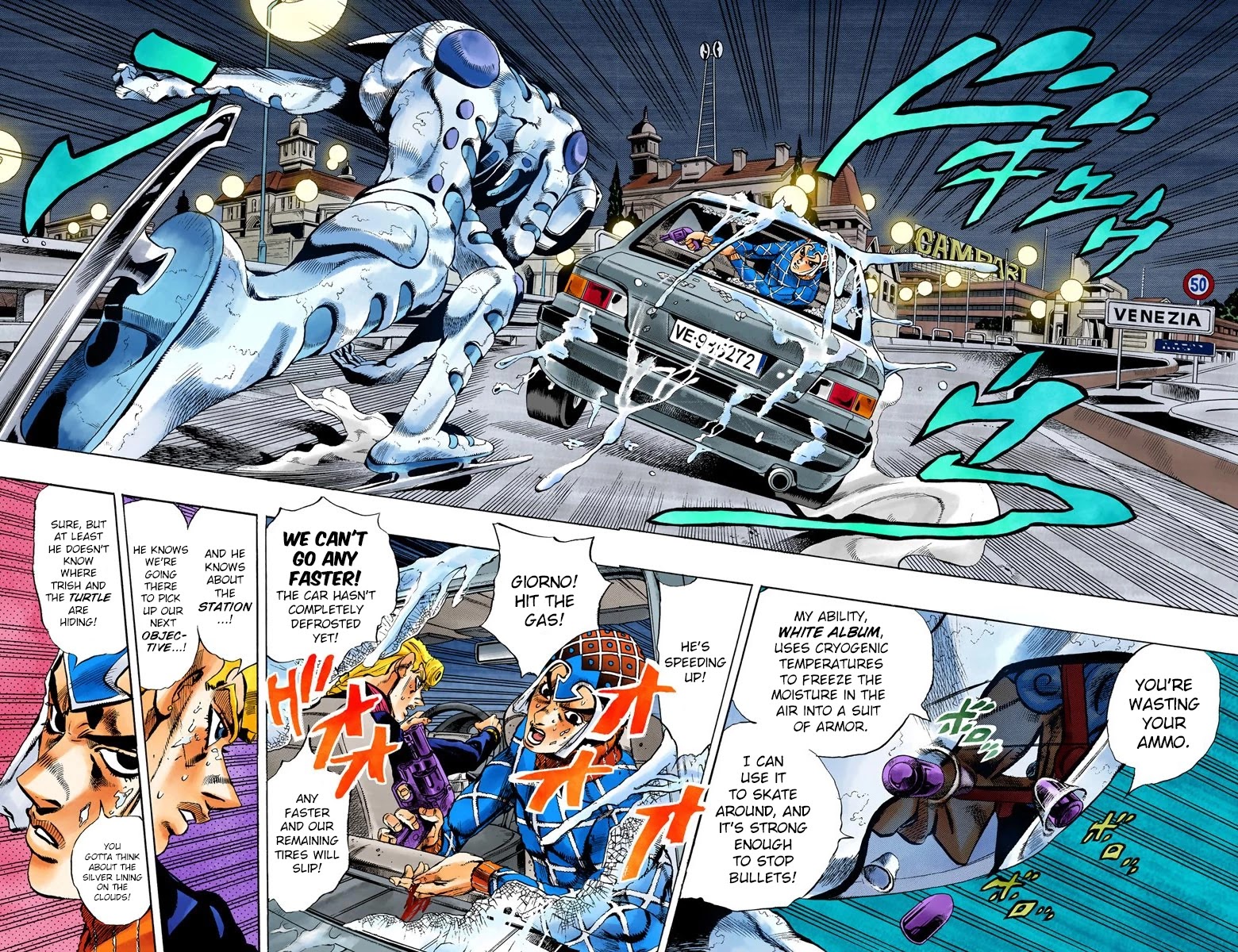 JoJo's Bizarre Adventure Part 5 - Vento Aureo (Official Colored) chapter 71 page 3
