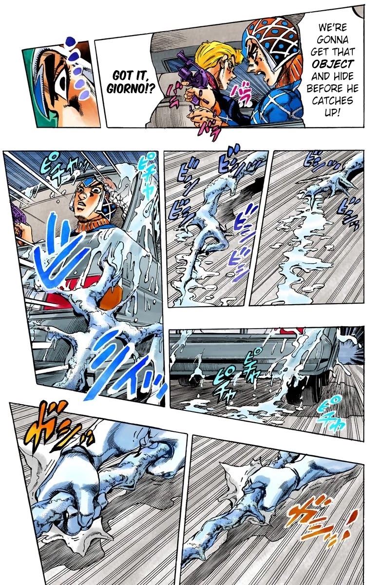 JoJo's Bizarre Adventure Part 5 - Vento Aureo (Official Colored) chapter 71 page 9