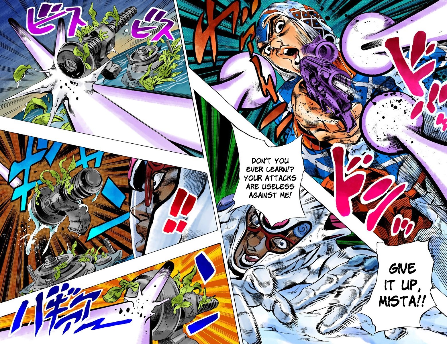 JoJo's Bizarre Adventure Part 5 - Vento Aureo (Official Colored) chapter 73 page 9