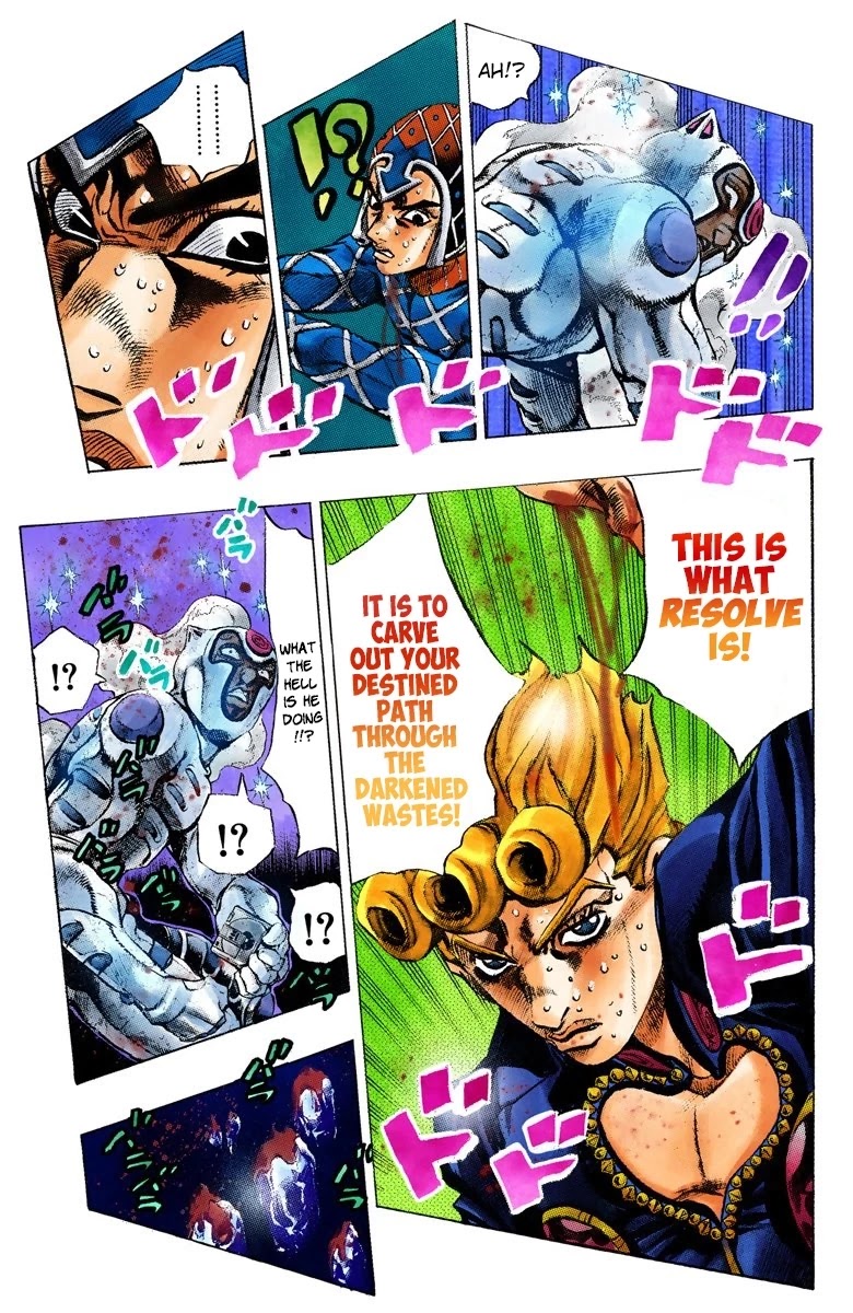 JoJo's Bizarre Adventure Part 5 - Vento Aureo (Official Colored) chapter 75 page 10