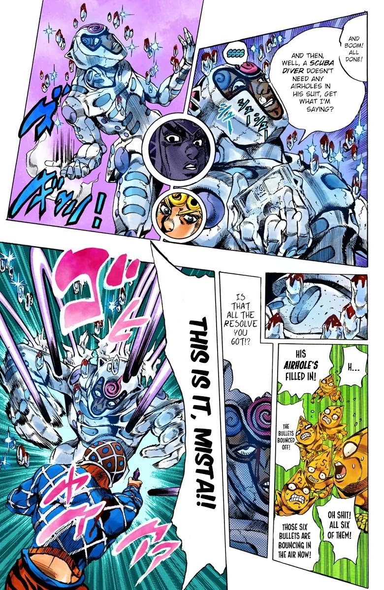 JoJo's Bizarre Adventure Part 5 - Vento Aureo (Official Colored) chapter 75 page 15