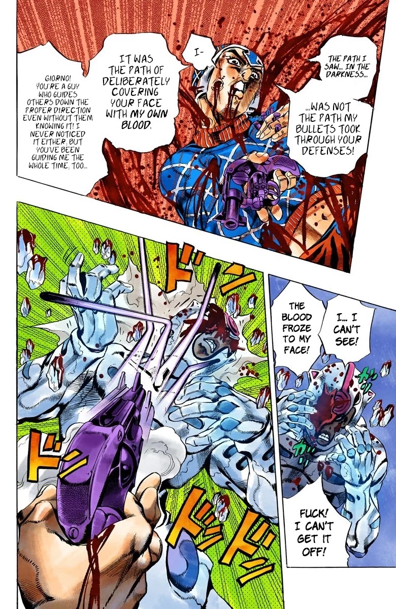 JoJo's Bizarre Adventure Part 5 - Vento Aureo (Official Colored) chapter 75 page 18
