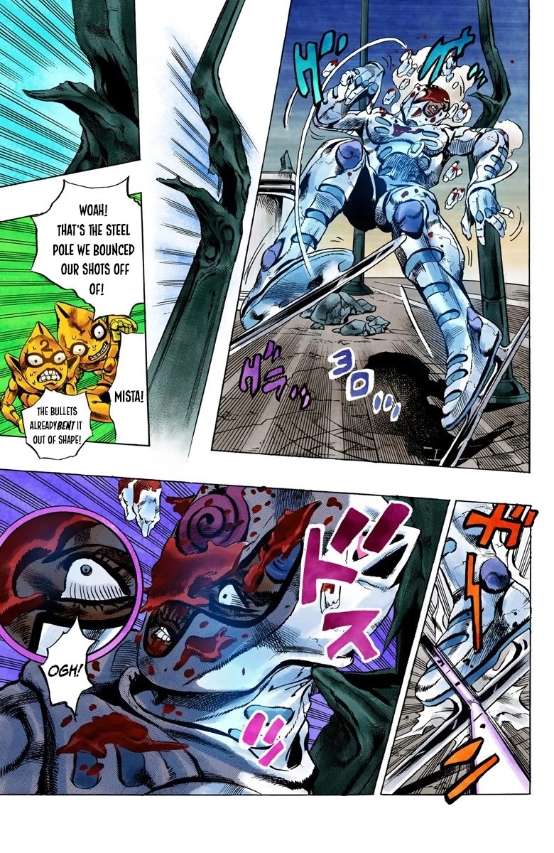 JoJo's Bizarre Adventure Part 5 - Vento Aureo (Official Colored) chapter 75 page 19