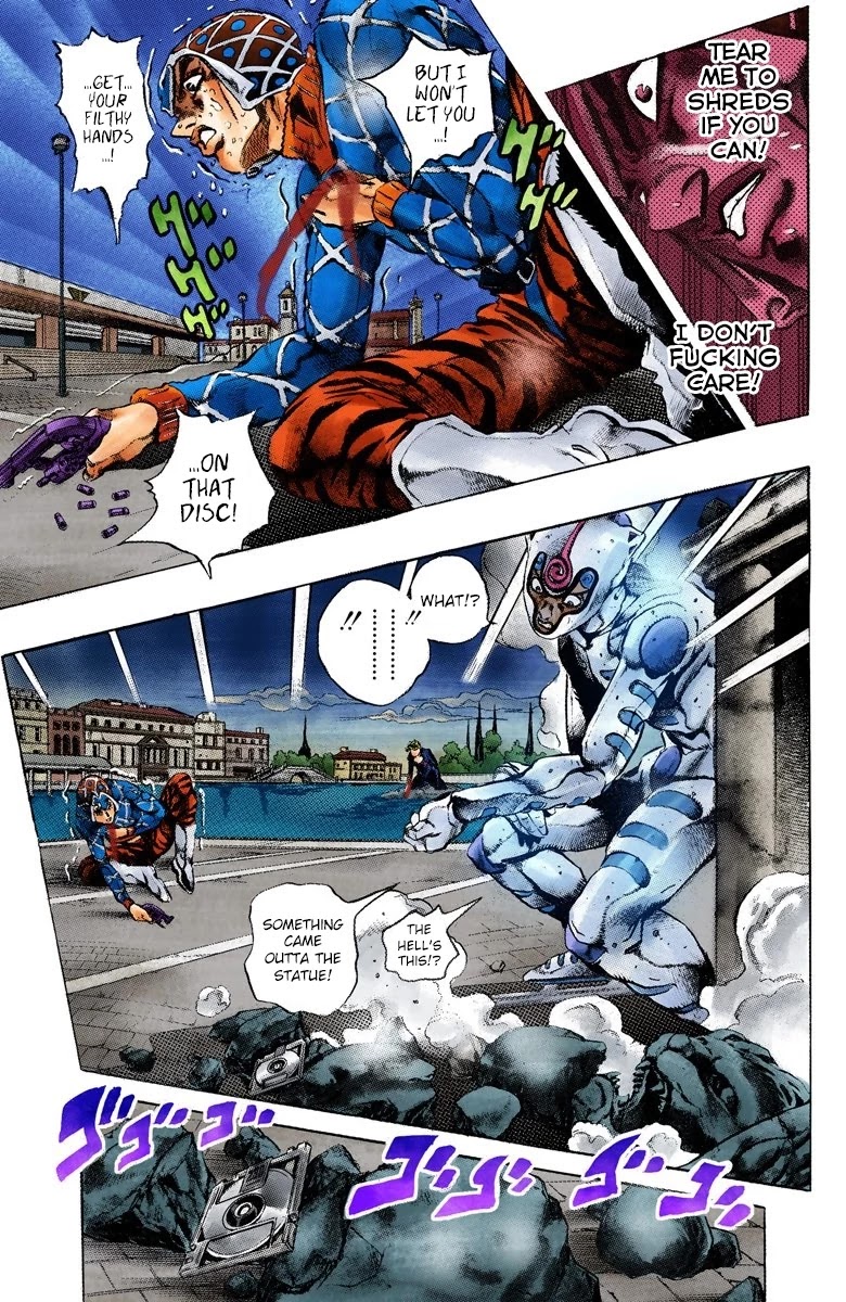 JoJo's Bizarre Adventure Part 5 - Vento Aureo (Official Colored) chapter 75 page 4