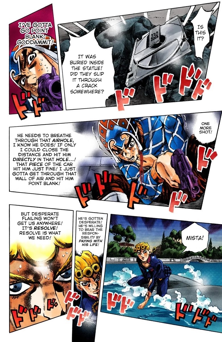 JoJo's Bizarre Adventure Part 5 - Vento Aureo (Official Colored) chapter 75 page 5