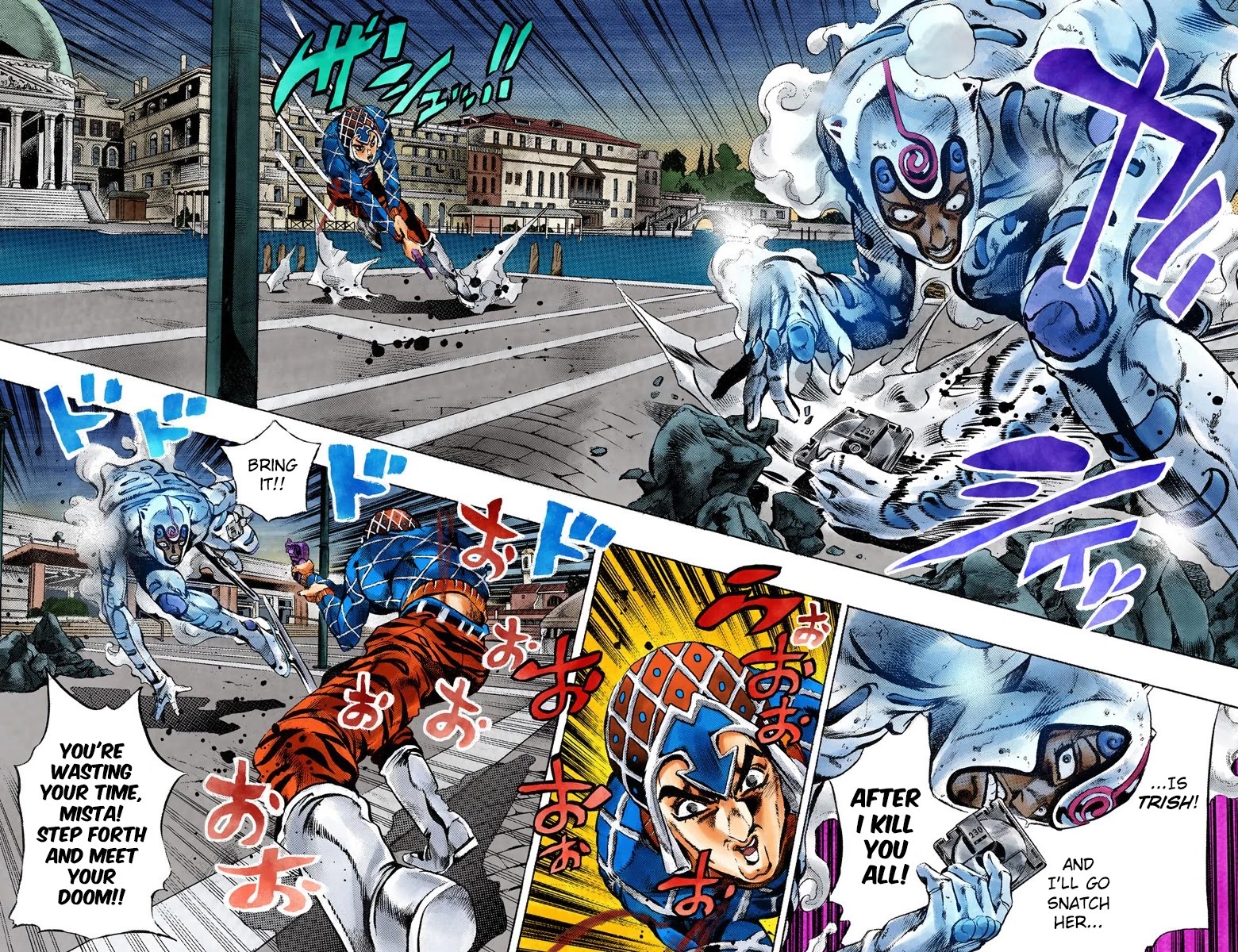 JoJo's Bizarre Adventure Part 5 - Vento Aureo (Official Colored) chapter 75 page 7