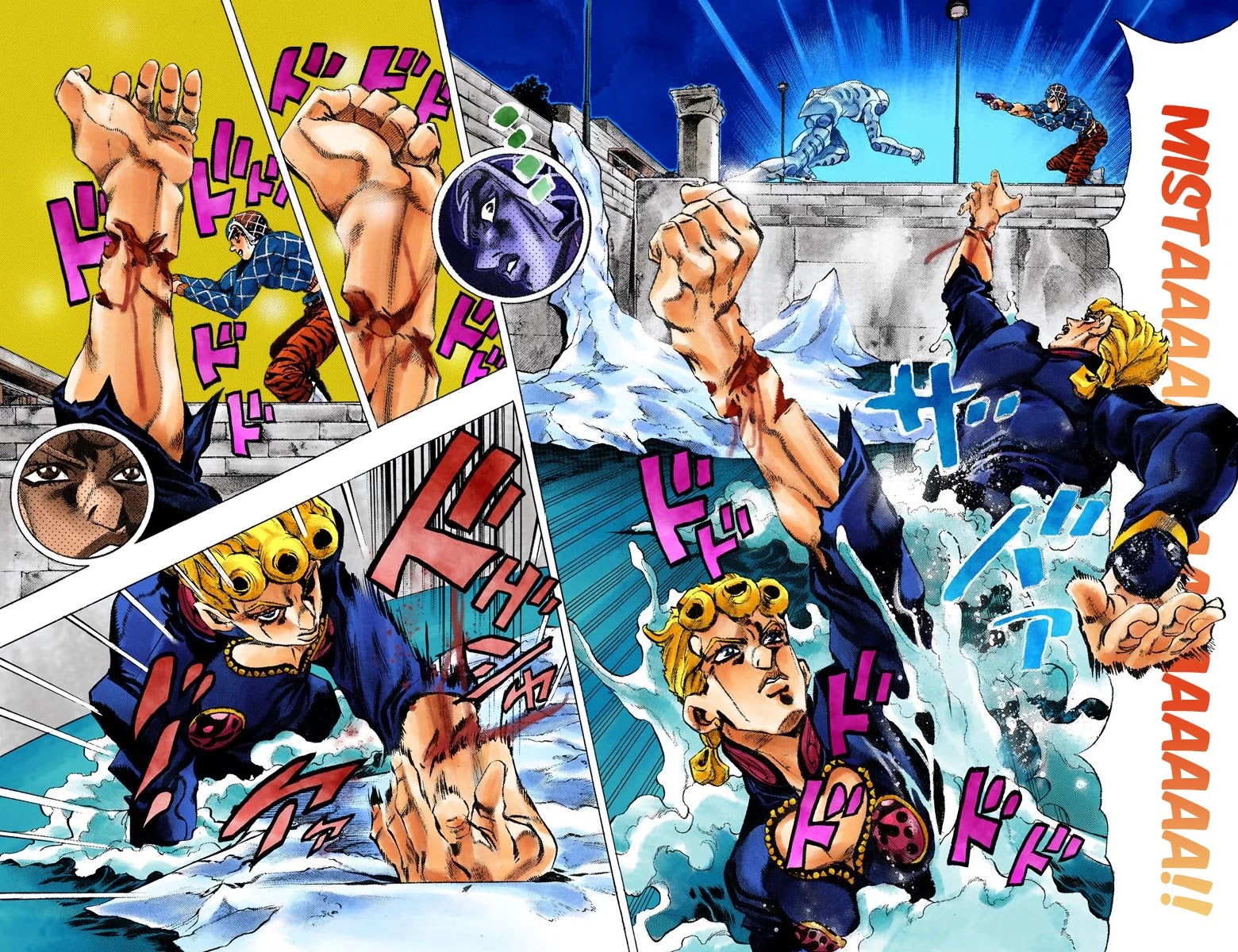 JoJo's Bizarre Adventure Part 5 - Vento Aureo (Official Colored) chapter 75 page 8