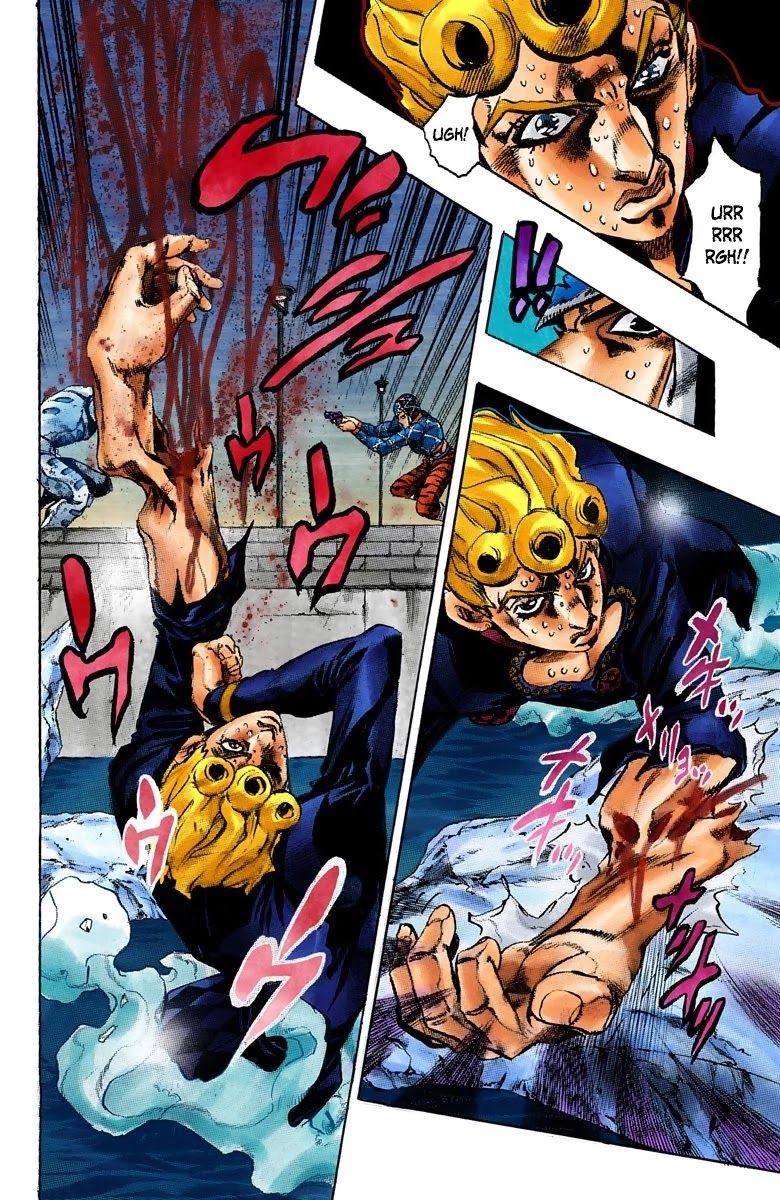 JoJo's Bizarre Adventure Part 5 - Vento Aureo (Official Colored) chapter 75 page 9