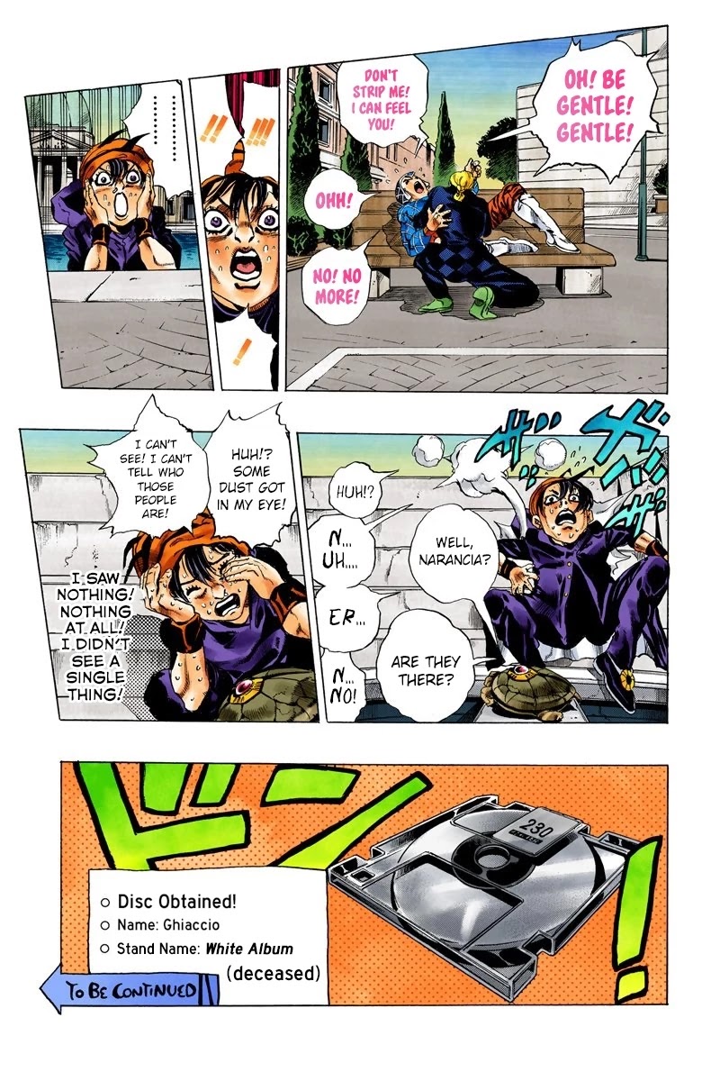JoJo's Bizarre Adventure Part 5 - Vento Aureo (Official Colored) chapter 76 page 16