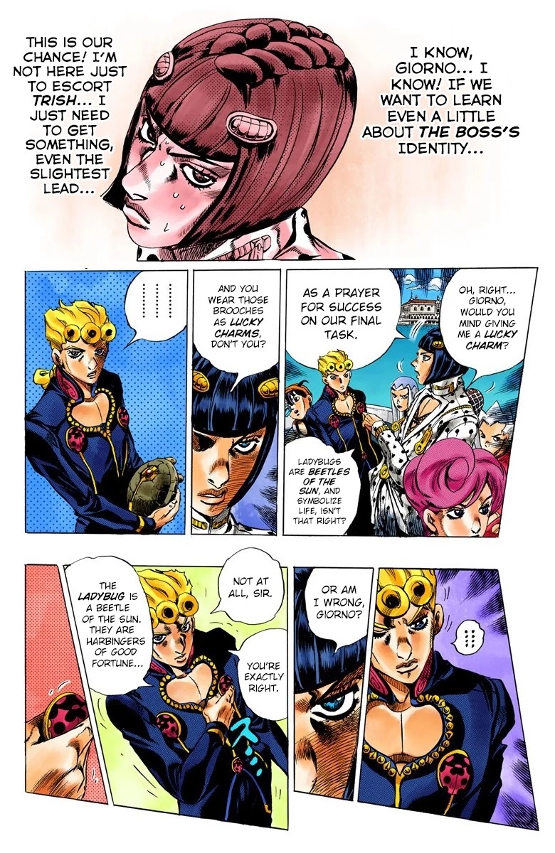 JoJo's Bizarre Adventure Part 5 - Vento Aureo (Official Colored) chapter 77 page 10