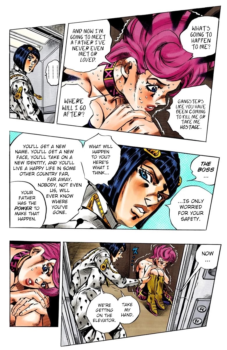 JoJo's Bizarre Adventure Part 5 - Vento Aureo (Official Colored) chapter 77 page 14