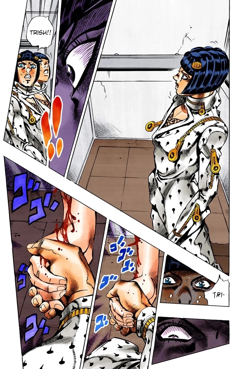 JoJo's Bizarre Adventure Part 5 - Vento Aureo (Official Colored) chapter 77 page 17