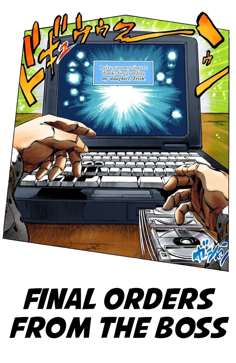JoJo's Bizarre Adventure Part 5 - Vento Aureo (Official Colored) chapter 77 page 2