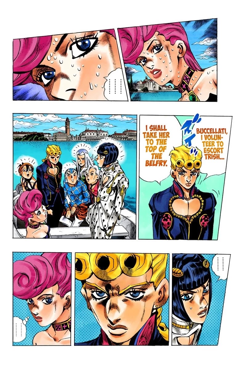JoJo's Bizarre Adventure Part 5 - Vento Aureo (Official Colored) chapter 77 page 8