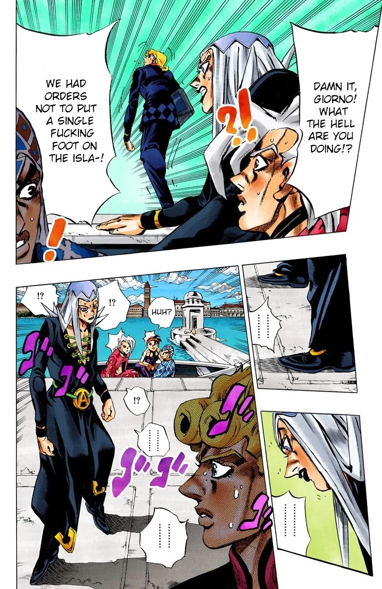JoJo's Bizarre Adventure Part 5 - Vento Aureo (Official Colored) chapter 80 page 10
