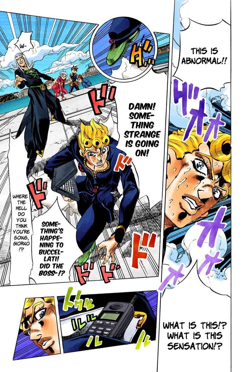 JoJo's Bizarre Adventure Part 5 - Vento Aureo (Official Colored) chapter 80 page 11