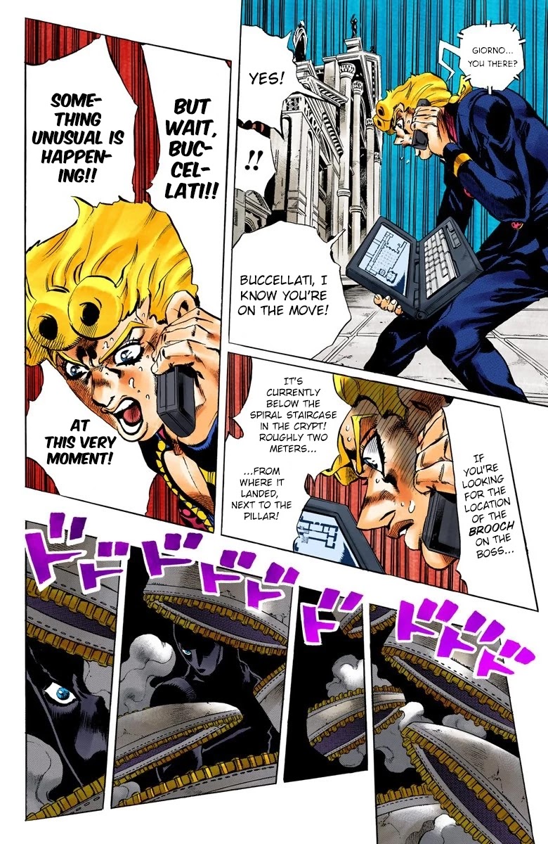 JoJo's Bizarre Adventure Part 5 - Vento Aureo (Official Colored) chapter 80 page 12