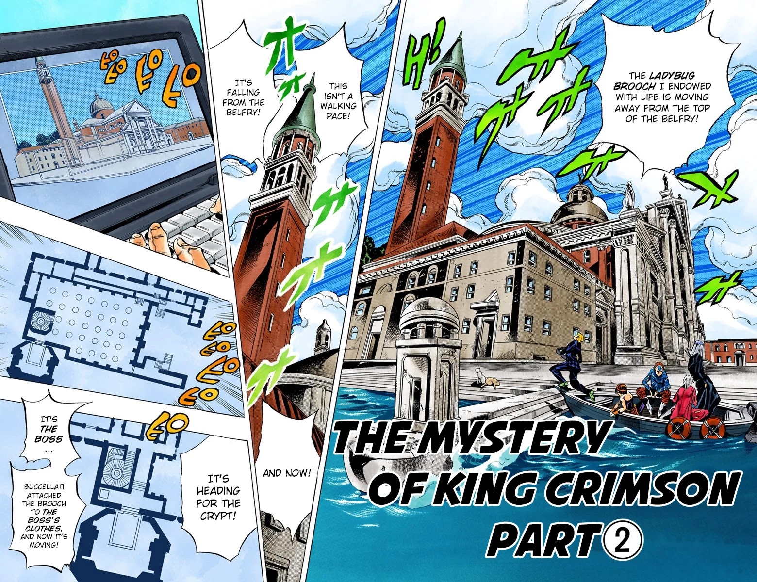 JoJo's Bizarre Adventure Part 5 - Vento Aureo (Official Colored) chapter 80 page 3