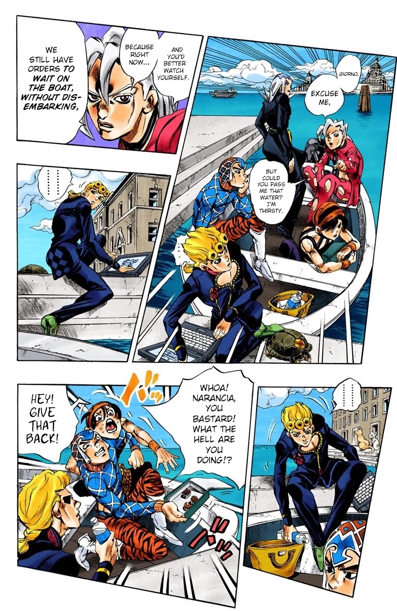 JoJo's Bizarre Adventure Part 5 - Vento Aureo (Official Colored) chapter 80 page 4