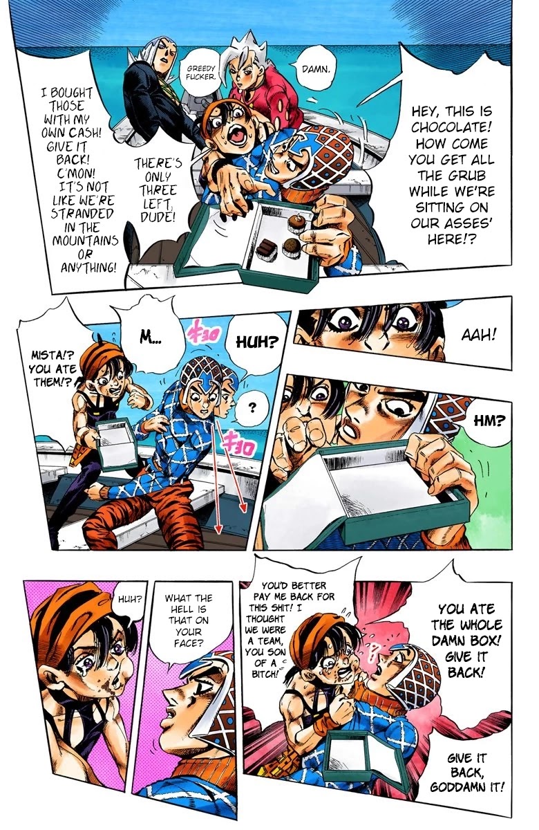 JoJo's Bizarre Adventure Part 5 - Vento Aureo (Official Colored) chapter 80 page 5
