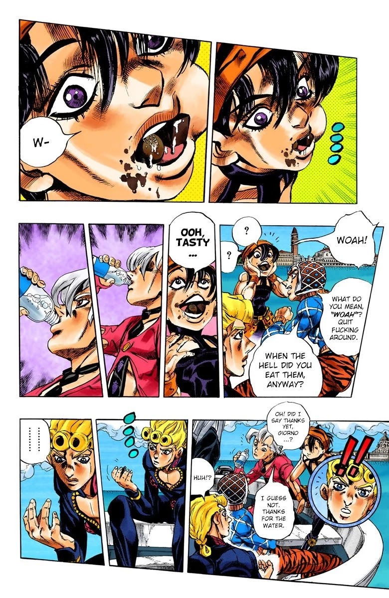JoJo's Bizarre Adventure Part 5 - Vento Aureo (Official Colored) chapter 80 page 6