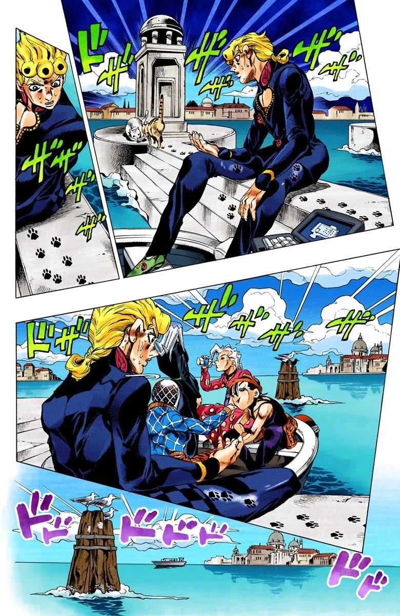 JoJo's Bizarre Adventure Part 5 - Vento Aureo (Official Colored) chapter 80 page 8
