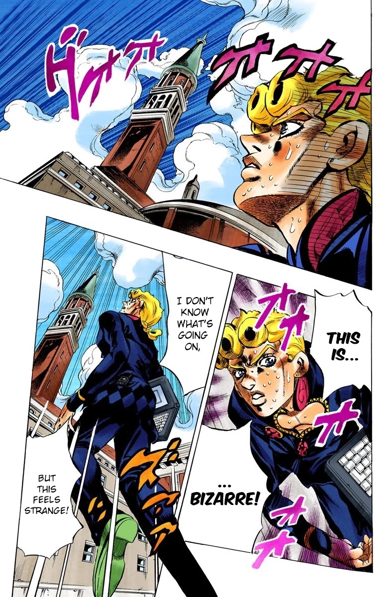 JoJo's Bizarre Adventure Part 5 - Vento Aureo (Official Colored) chapter 80 page 9