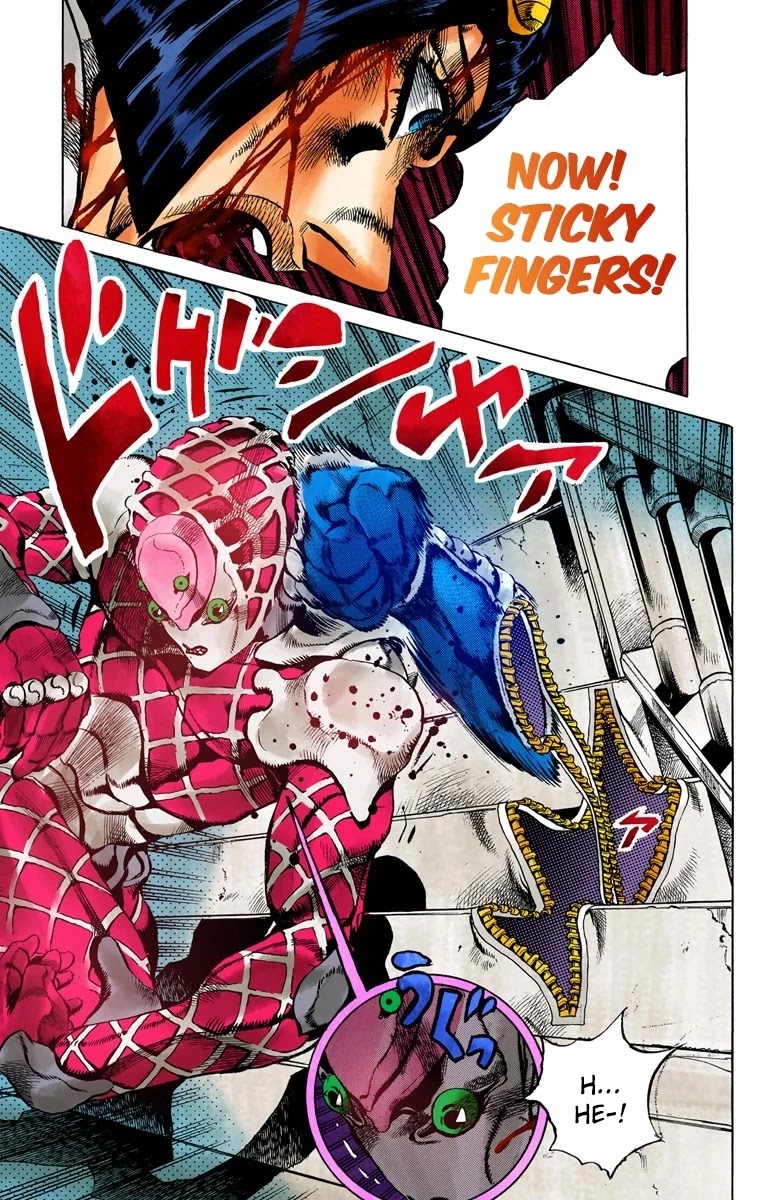 JoJo's Bizarre Adventure Part 5 - Vento Aureo (Official Colored) chapter 82 page 11
