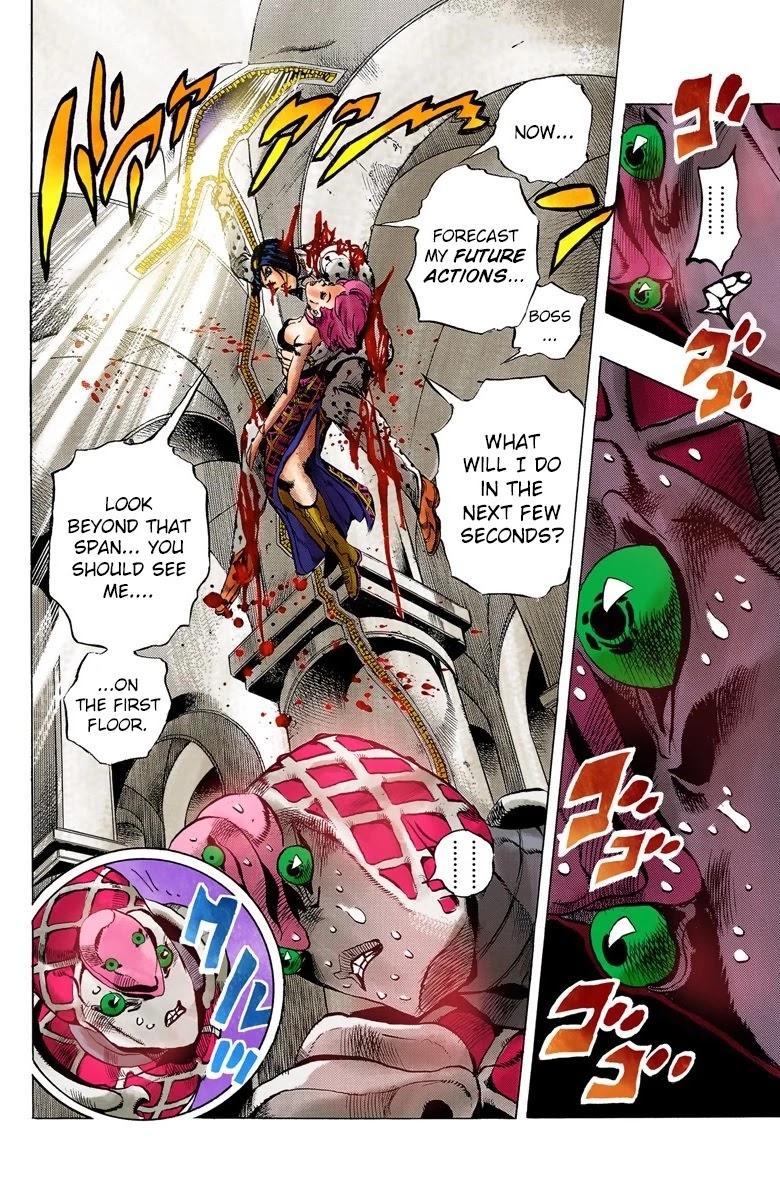 JoJo's Bizarre Adventure Part 5 - Vento Aureo (Official Colored) chapter 82 page 18