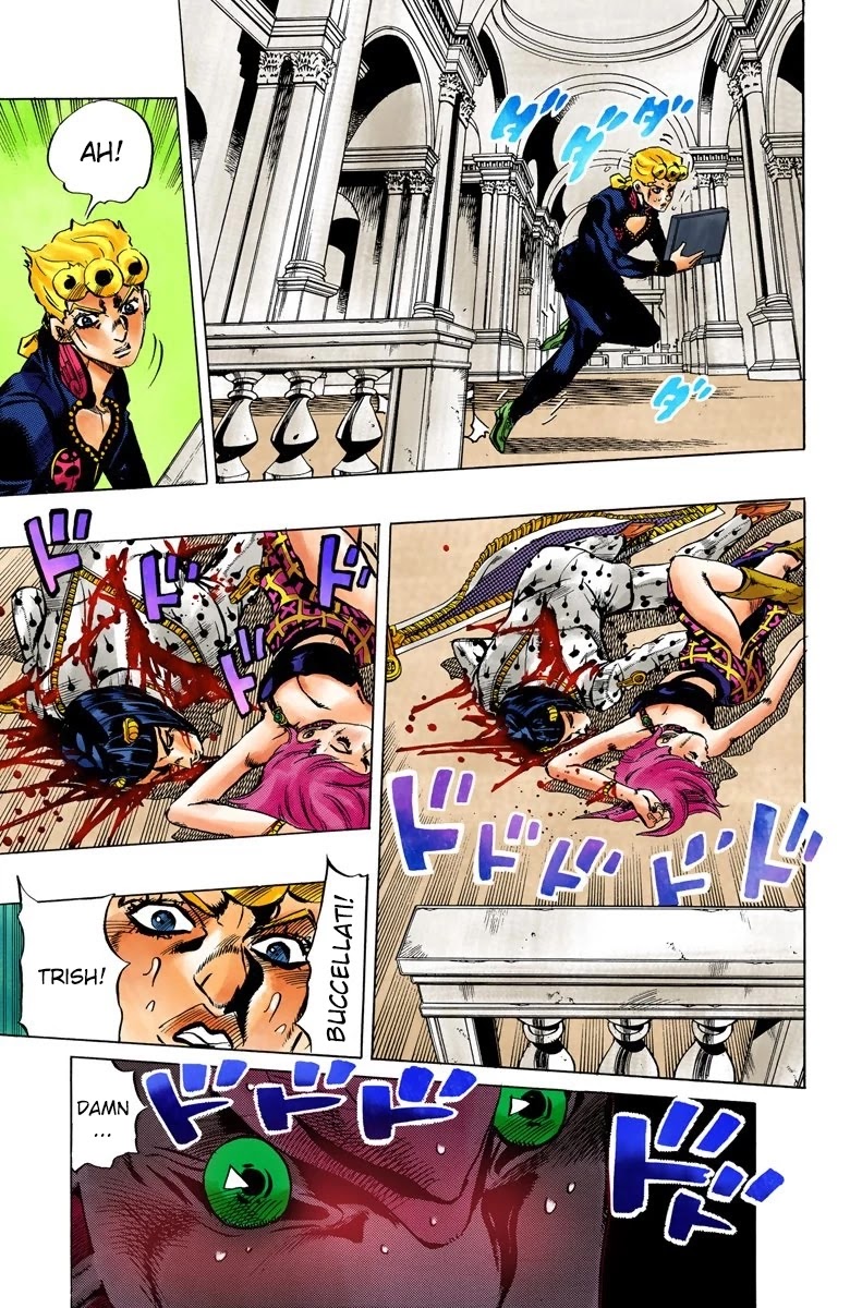 JoJo's Bizarre Adventure Part 5 - Vento Aureo (Official Colored) chapter 82 page 19