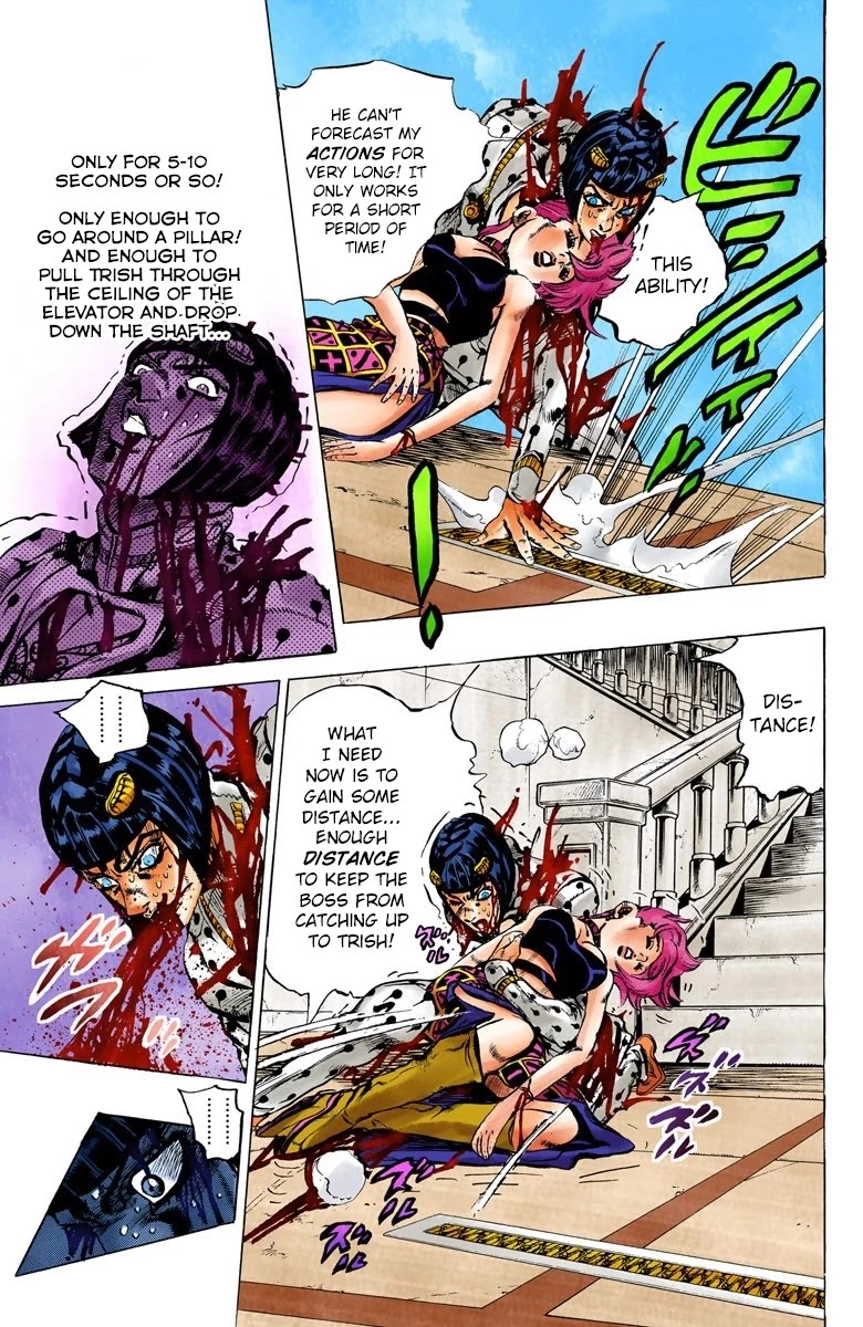 JoJo's Bizarre Adventure Part 5 - Vento Aureo (Official Colored) chapter 82 page 5