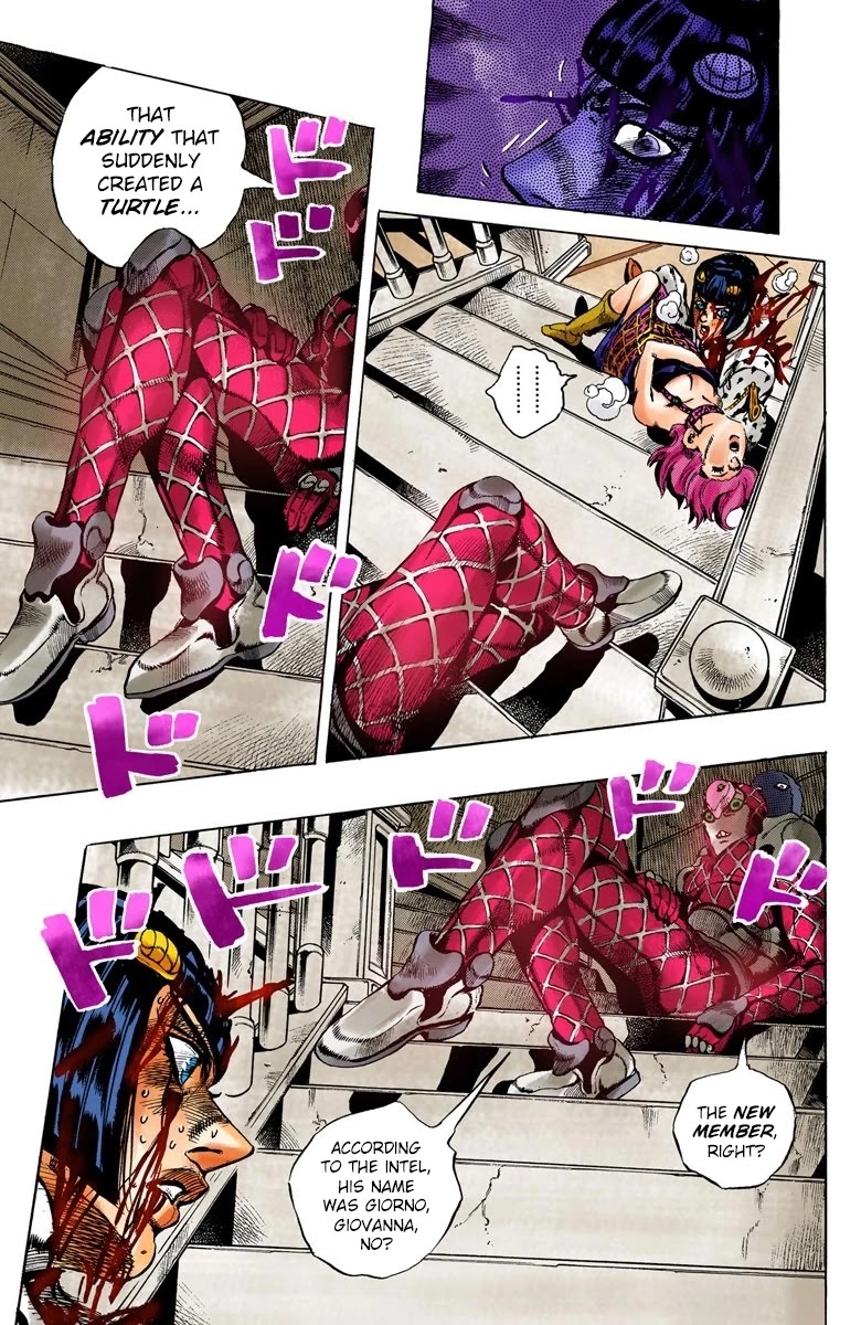 JoJo's Bizarre Adventure Part 5 - Vento Aureo (Official Colored) chapter 82 page 7