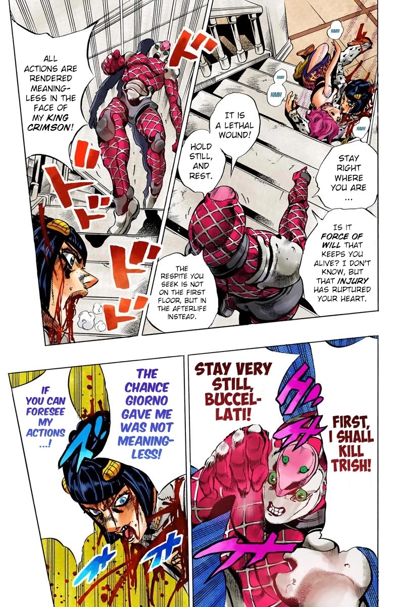 JoJo's Bizarre Adventure Part 5 - Vento Aureo (Official Colored) chapter 82 page 9