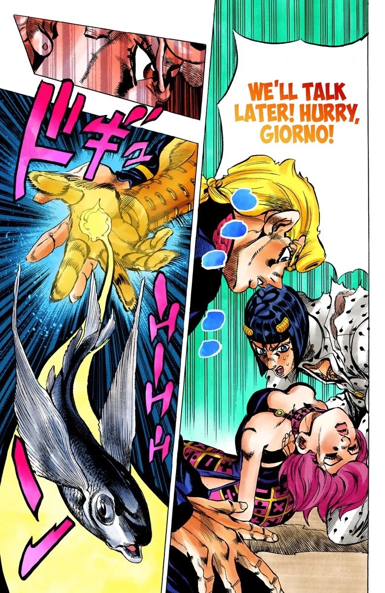 JoJo's Bizarre Adventure Part 5 - Vento Aureo (Official Colored) chapter 83 page 10